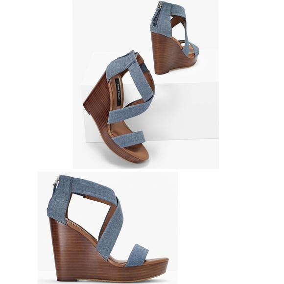 White House Black Market Shoes - 🎈White House BLK Market  Moon Sandals, EUC, Sz 6